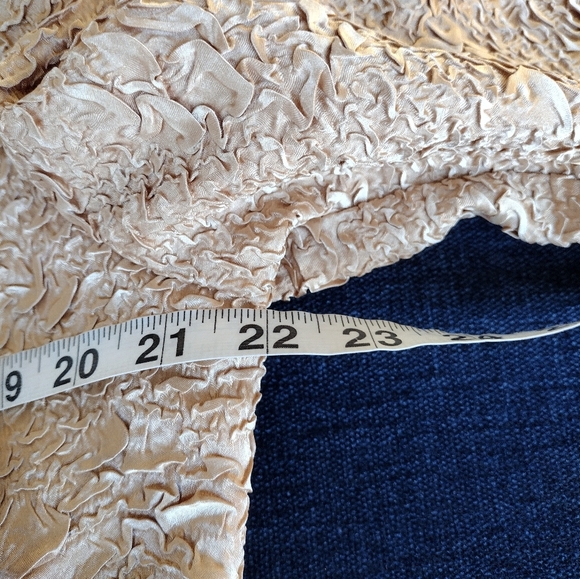 Vintage Talk of The Walk Gold Textured Blazer Jacket  Size 14 - Picture 10 of 11